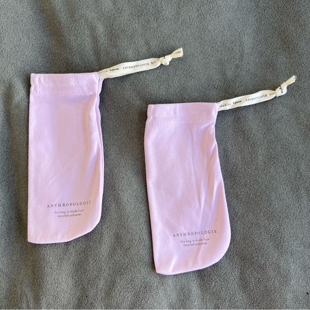 Anthropologie Drawstring Dust Bag